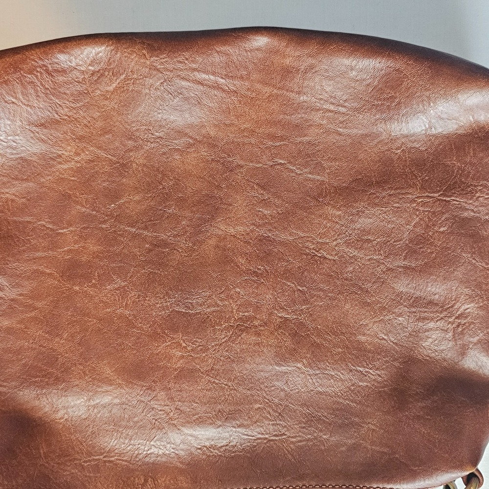 Charleston Brown Leather Bag W/ Cross Body Removable Strap - Picture 11 of 11